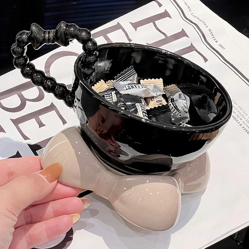 Leichter Luxus Exquisite Keramik-Kaffeetassen Einzigartige Kreativität Becher High-End Restaurant Nachmittagstee Kaffeetasse Weihnachtsgeschenke