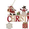 Christmas Wood Hanging Sign ,Xmas Welcome Door Decor Atmosphere Decoration for Wall