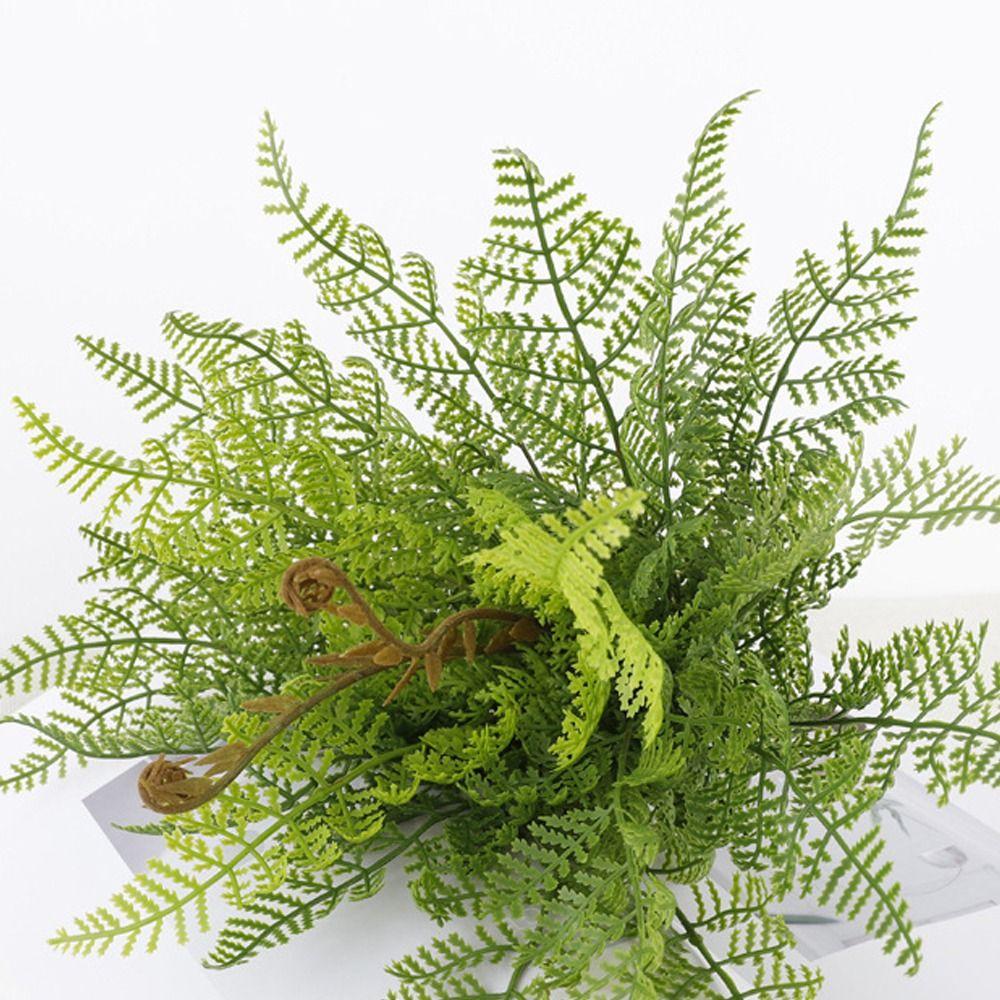 Real Touch Artificial Fern Plants Plastic Fake Plants Green Leaves Plants  Hotel Restaurant Decor