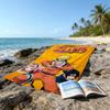 1pc NARUTO Beach Towel, Beach and Seaside Swimming Pool Equipment, Fashion Pattern, Rectangular, Travel Essentials