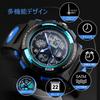 Sports Waterproof Outdoor Watch with Dual LED Analog Digital Watch for Boys and Girls Boys' Watch, Multi-Function Alarm, Date/Day Display, Time,