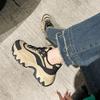 Sportschuhe Damen Frühling und Sommer Neue Plateausohle Damen Dicke Sohle Student Laufschuhe Freizeitschuhe