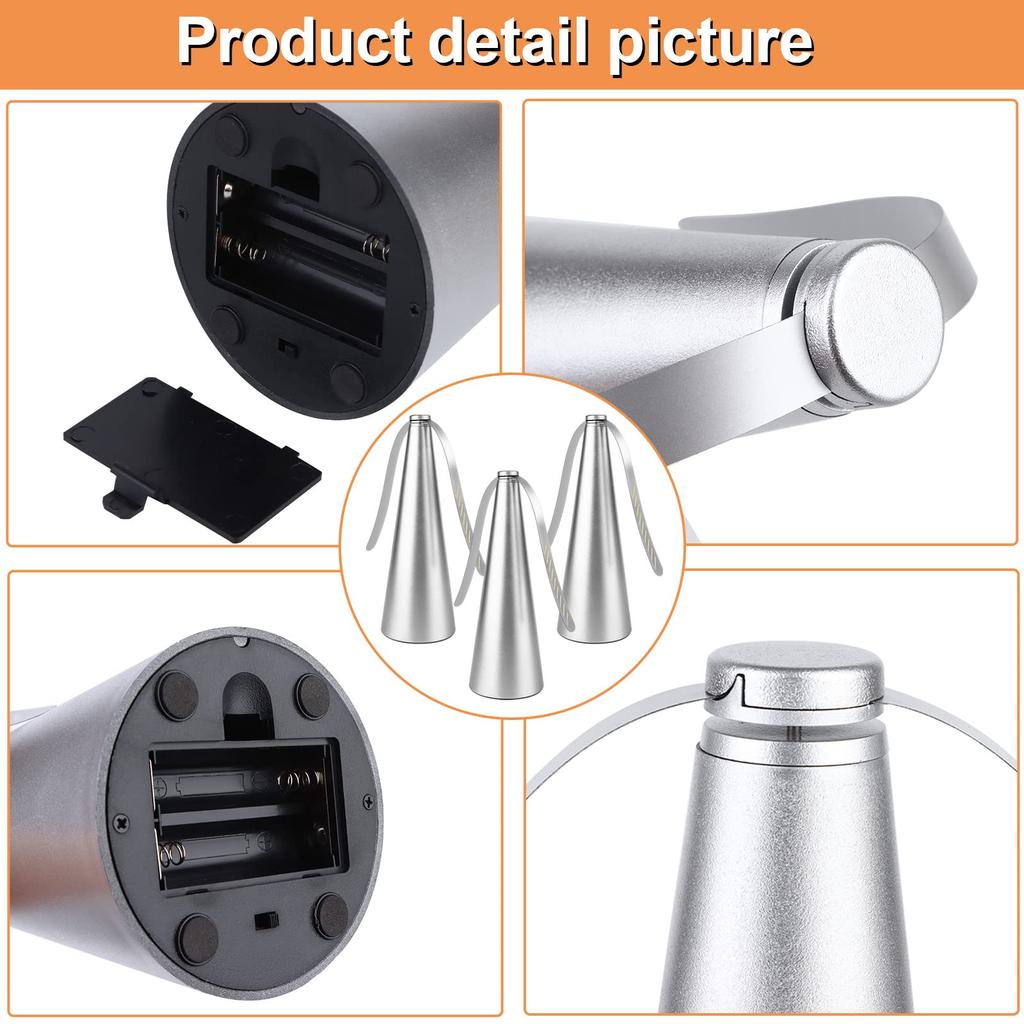 Ventilador Repelente de Moscas Práctico con Palas Suaves, Alimentado por USB o Pilas, Ventilador de Moscas Silencioso y Portátil Mantiene su Comida Limpia