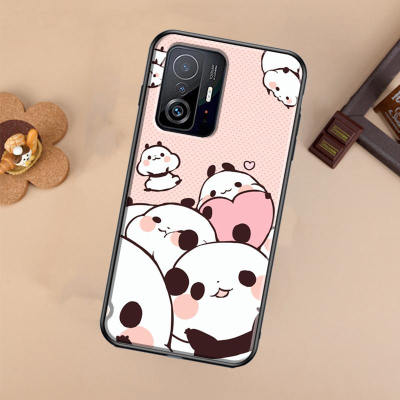 Cute Panda Case For Xiaomi POCO X7 Pro X3 X5 X6 F3 F5 F6 M6 Pro 11T 12T 13T 14T Pro 13 14 Ultra Cover