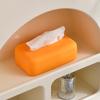 1PCS Silicone Tissue Box Living Room Bedroom Pumping Box Simple Household Creative High-value Dining Table Tissue Storage Box