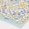 Kawashima Selkon Textiles MINTON Kitchen Mat, Garden Nature, Blue-Green, 50 x 150 cm, FT1230