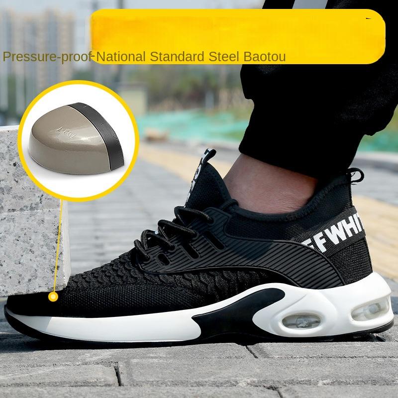 Breathable Anti-smashing Anti-piercing Labor Insurance Shoes Steel Bag Head Kevlar Safety Shoes