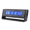 Indoor Outdoor Car Voltmeter Thermometer High Precision Clocks Supplies for Indoor Outdoor Traveling Camping Portable