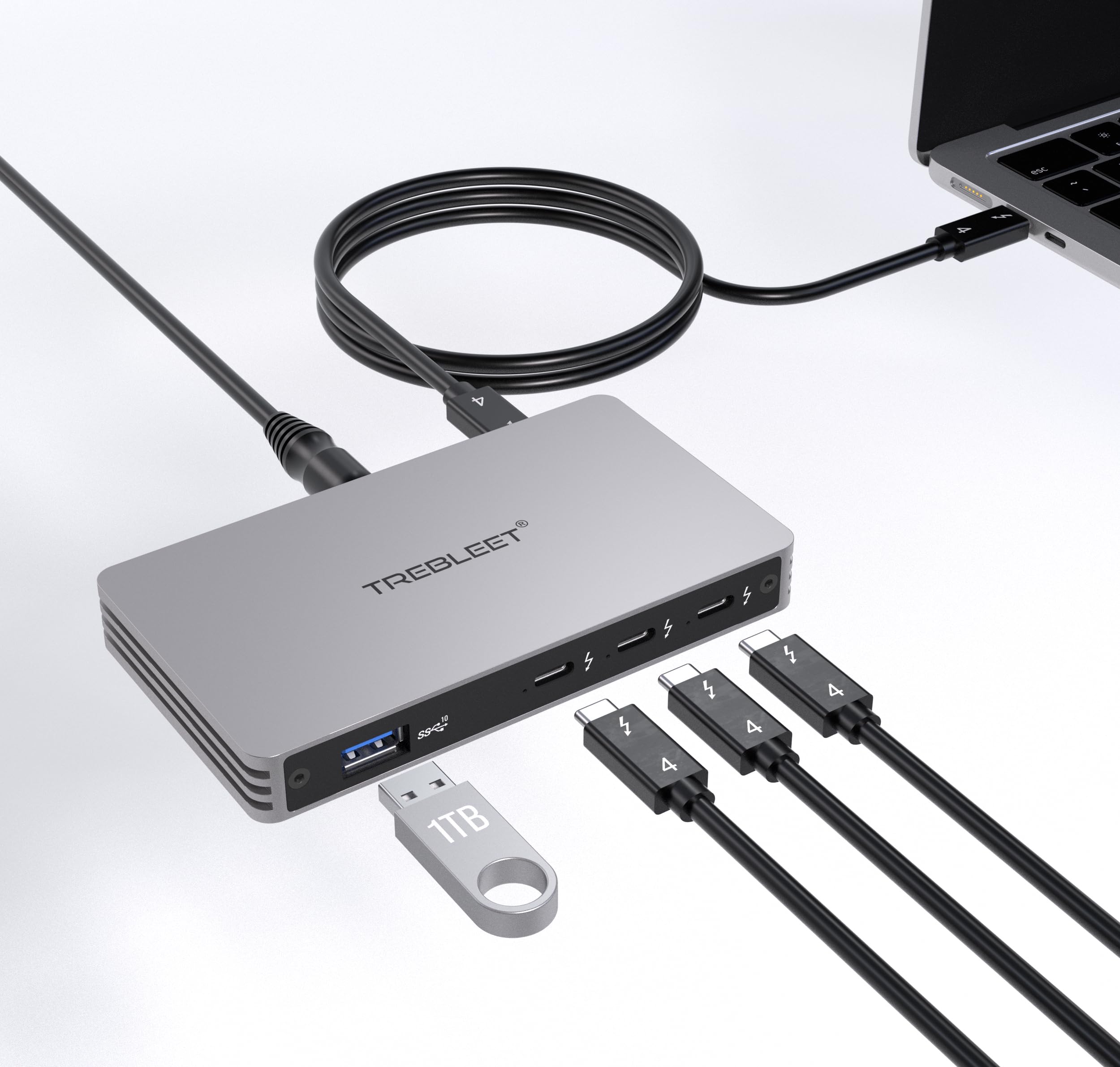 

Thunderbolt 4 Одинарный 8K или Двойной 4K 85 Вт USB4 Совместимый с MAC OS и Windows OS 40 Гбит/с Thunderbolt 4 1x USB A Gen2 Хаб, Дисплей, Выход, (4 порта,