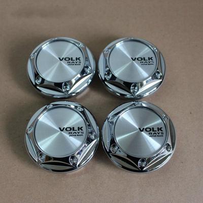 4 adet/grup VOLK Yarış Amblemi 64 MM 68 MM Araba Tekerlek Merkezi Hub Modifikasyon için Rozet Aksesuarları Araba Tekerlek Göbeği Kapağı Caps