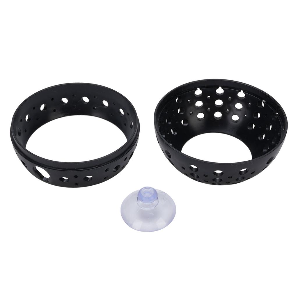 Aquarium Fish Lounge Cave Fish Tank Decoration Betta Fish Shelter House with Suction Cup for Shrimp