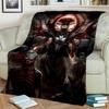 Gothic Horror Skull Ghost Cartoon  Blanket,Soft Throw Blanket for Home Bedroom Bed Sofa Picnic Travel Office Cover Blanket S#(1)