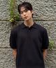 MINDBRIDGE Texture Modified Collar Short Sleeve Knit - 3 Colors