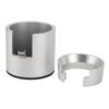 Coffee Portafilter Holder with Dosing Funnel 58mm Aluminum Alloy Round Coffee Machine Portafilter Tamping Stand for Home Bar