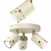 Children's Ceiling Lamp Flush Mount LED Spotlight Beige Heart Ecru Gold Gu10