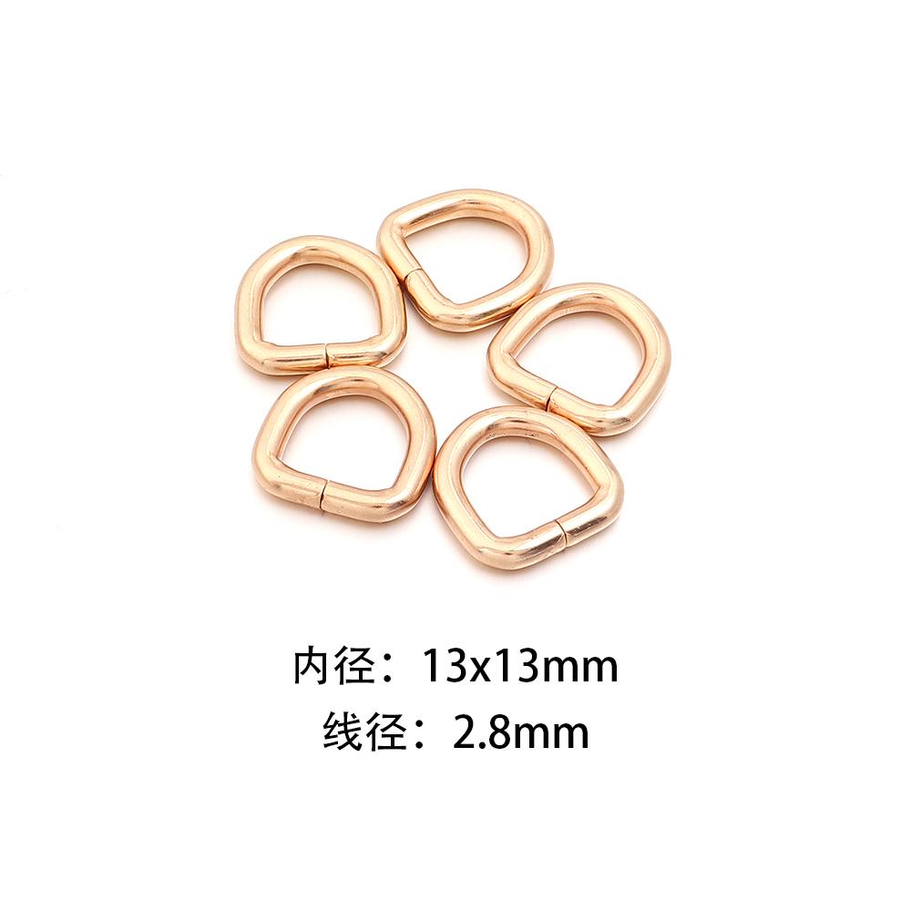 10-20pcs Metal D Ring Adjustable Buckle Clasp For Webbing Backpacks Straps Bags Cat Dog Collar Chain Buckles DIY Accessorie