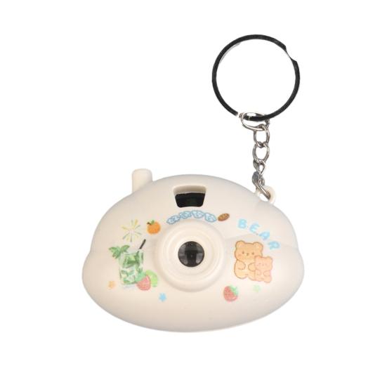 Мини мультяшная брелок-камера со световым проектором, детская игрушка-подвеска для сумок, рюкзаков, забавный подарок и приз из торгового автомата для мальчиков и девочек E