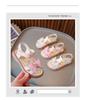 Girls' 2026 Summer Open-Toe Princess Sandals: Soft Sole, Stylish Beach Shoes