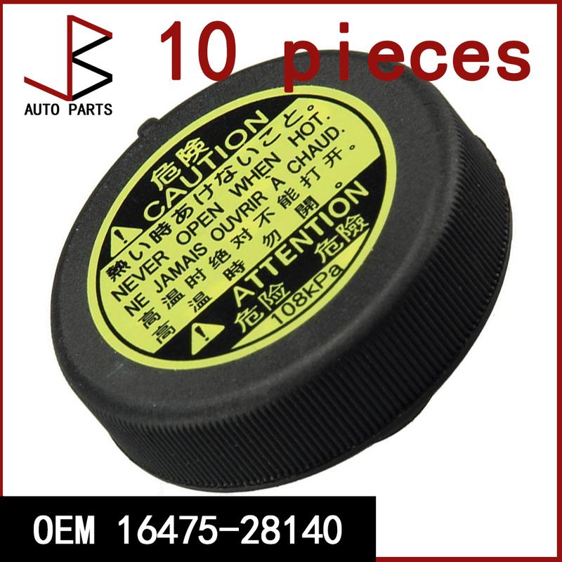 10 Pieces OEM 16475-28140 1647528140 1640153010 16401-53010 16401-75120 Expansion Tank Cap Fit For LEXUS SUBARU TOYOTA
