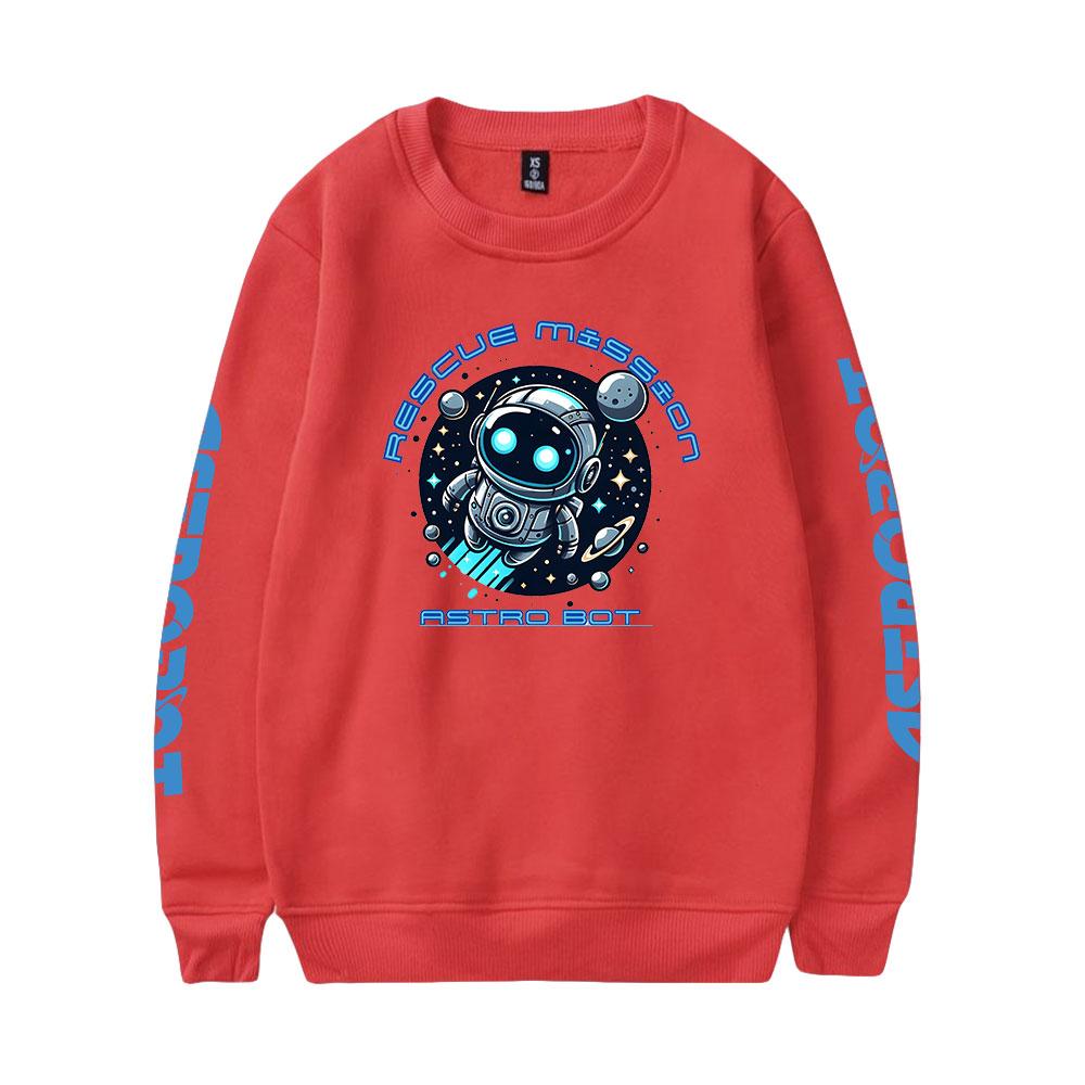 Astro Bot Hoodie Women Men O-neck Long Sleeve Crewneck Sweatshirt Casual Tracksuit Funny Clothes