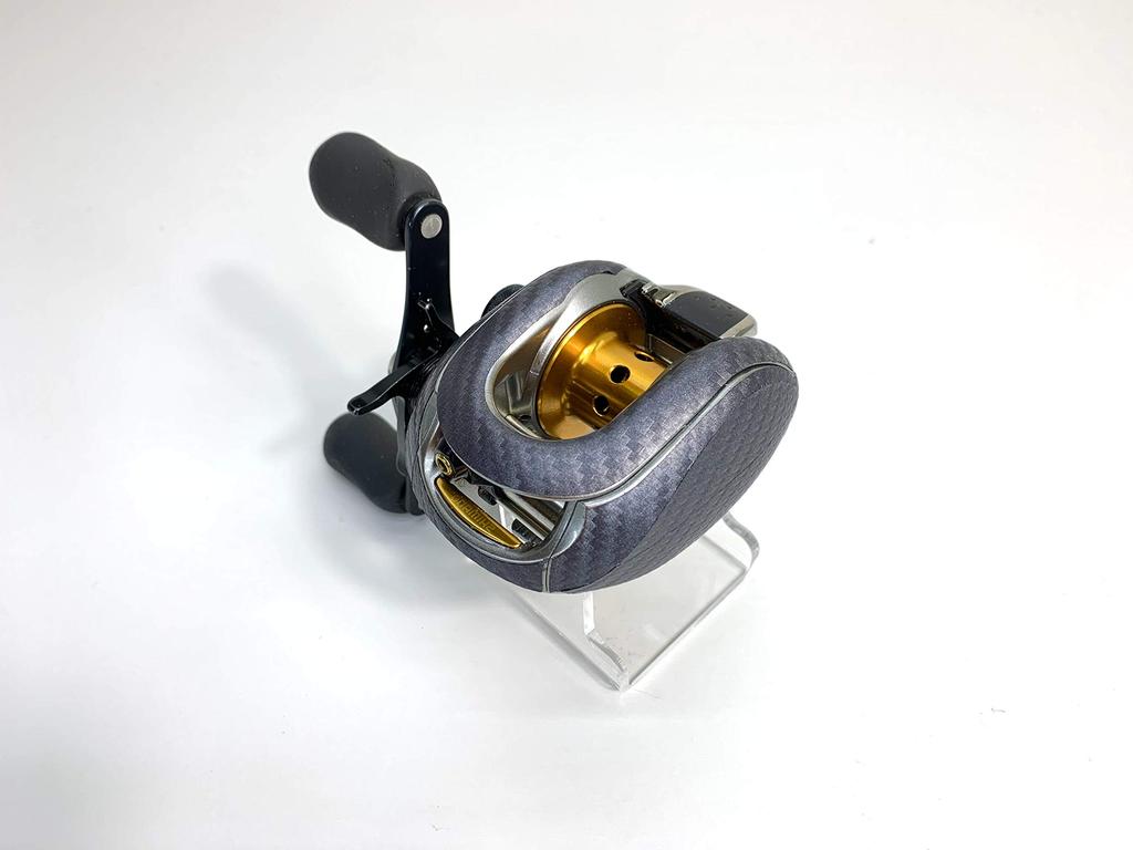 CUSTOM YOROI Custom Decal for 07 Metanium Scratch Custom Baitcasting Reel SEAT.JP MG, Resistant, (Silver, Right-Handed)