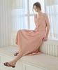 Slow Lolly Pintuck Bloom Dress - Peach Pink