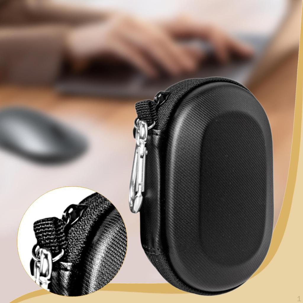 Mice Case Carrying Storage Bag with Carabiner Clip
