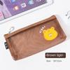 Cartoon Mesh Pencil Bag Transparent Transparent Stationery Bag Stationery Pouch  Student
