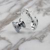 Creative Transparent Diamond Handle Decoration Light Furniture Knob Single Hole Plastic Handle Cabinet Handle Shoe Cabinet
