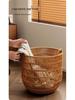 Waterproof Imitation Rattan Laundry Hamper - Large Capacity for Bathroom or Bedroom