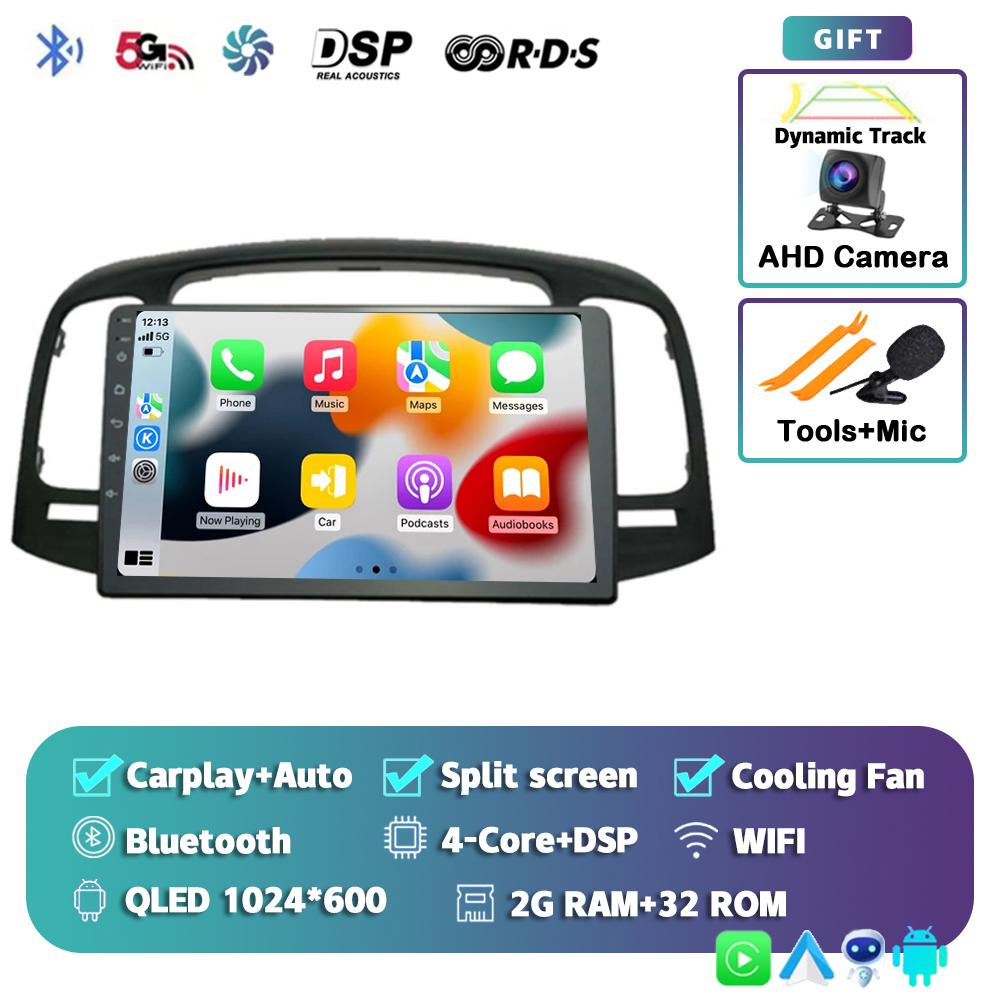 Android 14 Carplay Auto 2 DIN Car Radio For Hyundai Accent 2008 2009 2010 2011 GPS Multimedia Video Player Stereo 2din DVD DSP