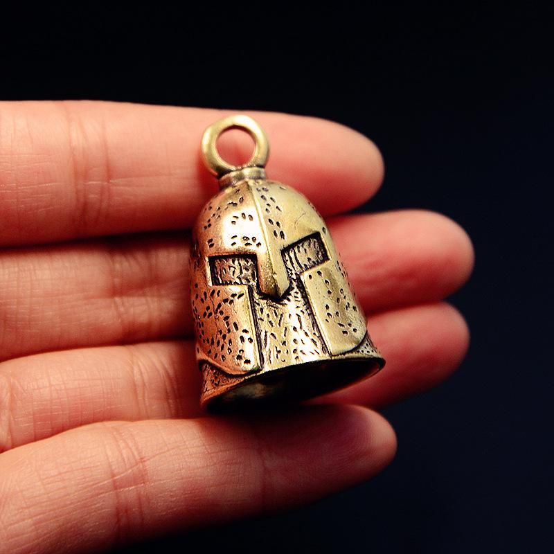 

1Pc Brass Handicraft Die-Casting Scripture Bell Car Button Wind Bell Tibetan Creative Gift Home Decoration Pendant бронзовый