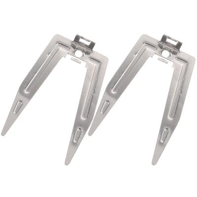 2Pcs Stainless Steel Chicken Fork Rotating Turkey Forks BBQ Kitchen Supplies Roast Tools Oven Accessories Meat Grilled Forks