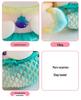 Colorful Mermaid Rabbit Plush Toy Pillow, Creative Gift for Girls
