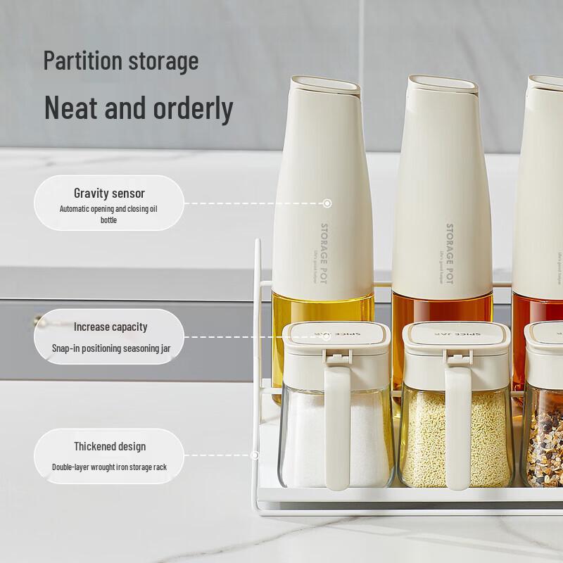 Sheng erdun Glass Seasoning Jar Set