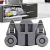 4PCS Dual Wheel Dishwasher Wheels Lower Rack ABS Dish Rack Wheels for W10195417 Kitchen Maintenance