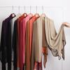 12PCS/LOT Gradiente Cotton Rayon Hijab Scarf High Quality Plain Soft Ombre Muslim Woman Modal Shawls Headscarf Headwraps