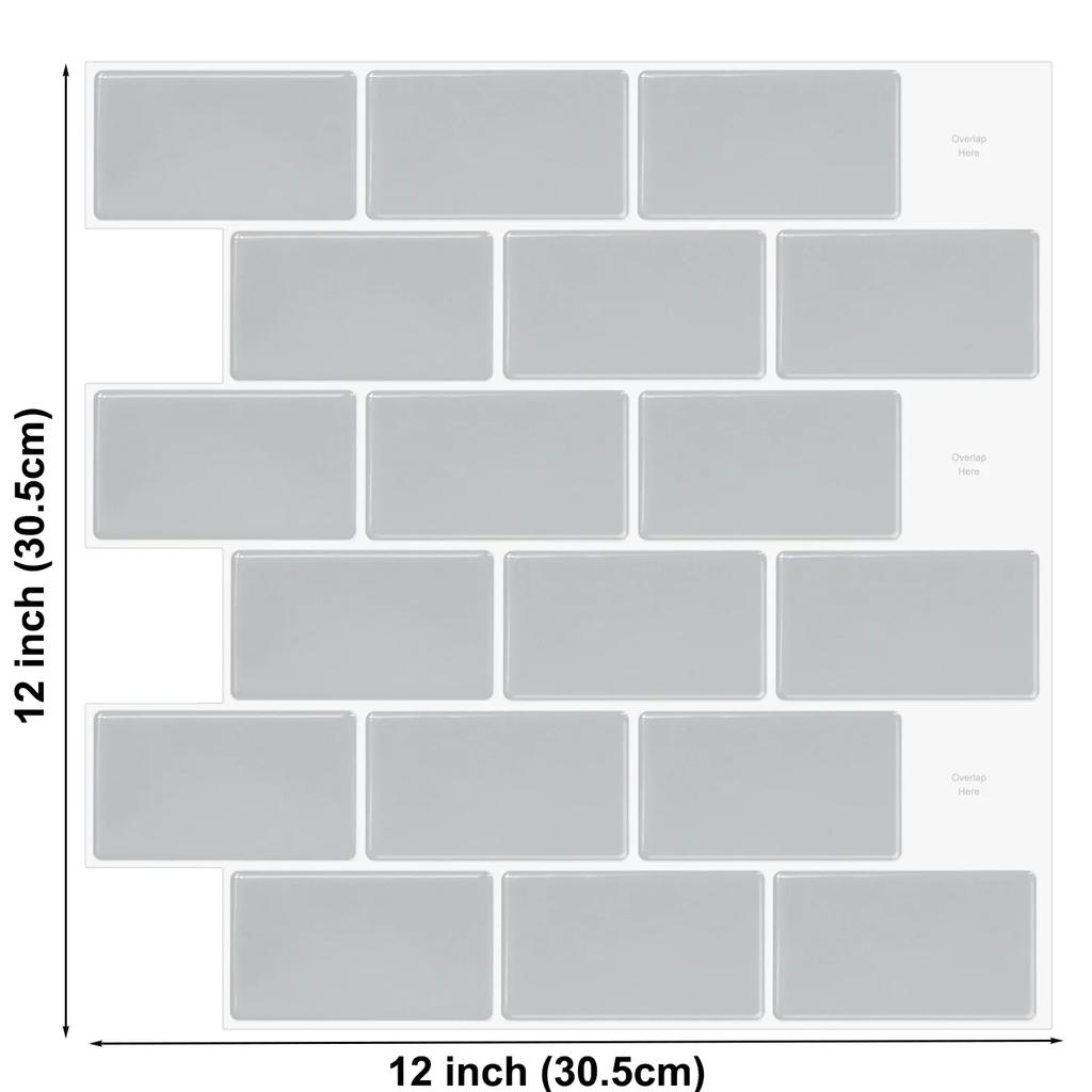 1/10Pcs 3D New waterproof Foam Ceiling Wall Stickers Square Wall Covering Self Adhesive Wallpapers For Kid's Room Living Room