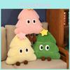 Five Star Pointed Christmas Tree Plush Toy Pillow Plant Stuffed Decorations Doll