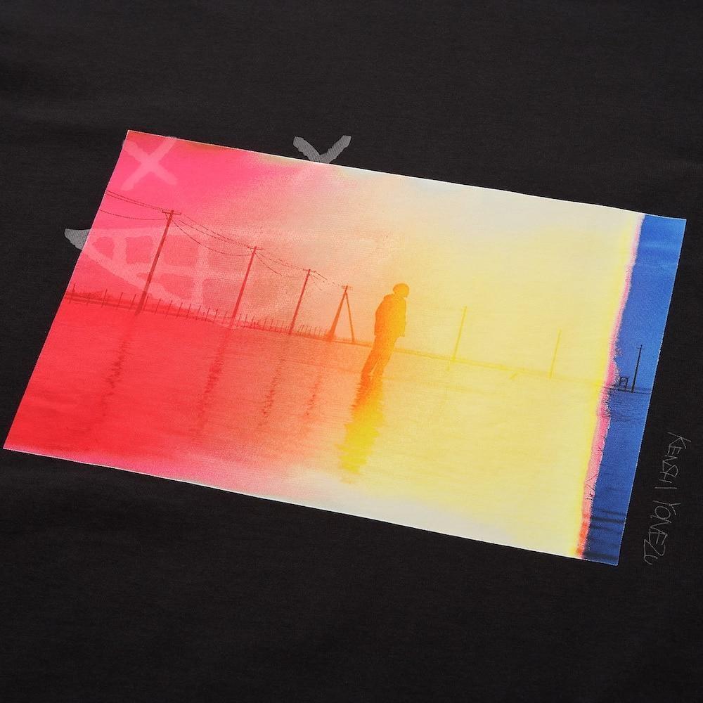 Uniqlo Yamamoto Kenshi Printed T-Shirt Men Tops Black 428700-09