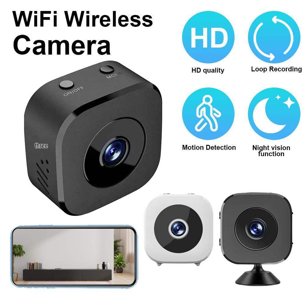 WiFi HD Smart Home Surveillance Camera with Real-time Remote Viewing for Indoor/Outdoor Security