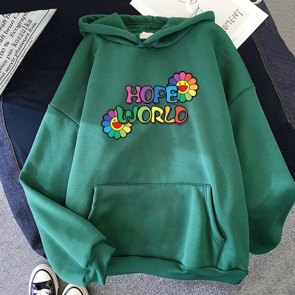 Korean Style Agust D Hoodies Hope World Clothes Spring/Autumn Tops Women/men Sweatshirt Vintage Harajuku Hoodie Kawaii Sudaderas Unisex