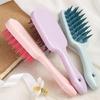 Lightweight Long Handle Silicone Hair Brush Shampoo Brush Travel Friendly For Effective Scalp Stimulation And Relaxation