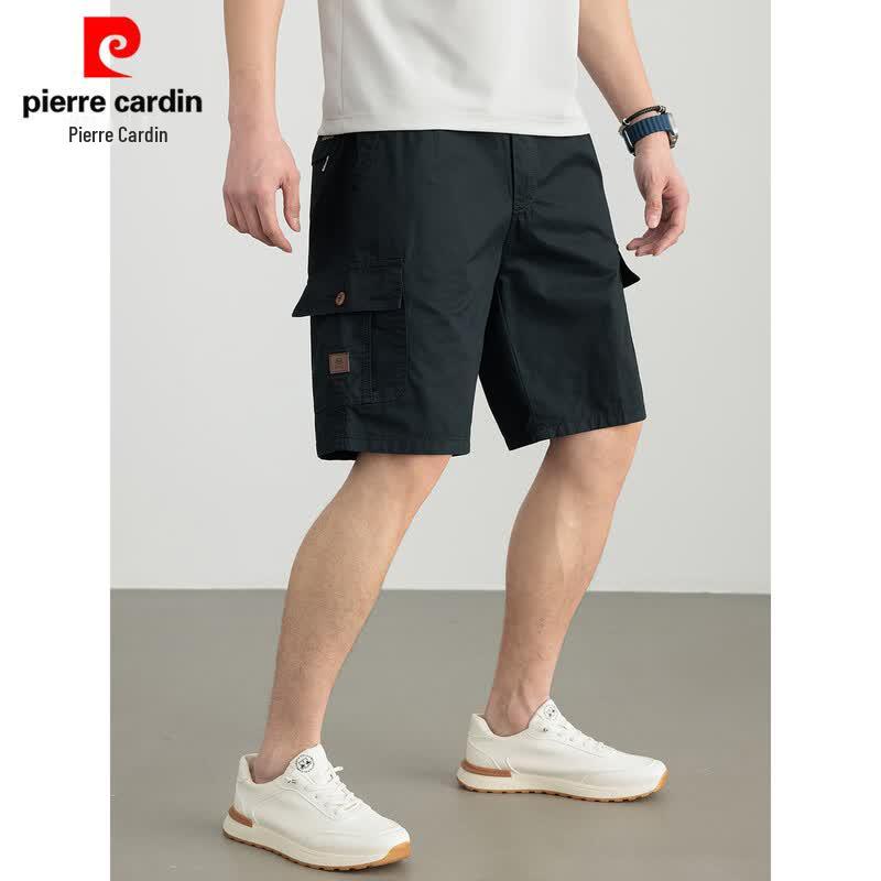 Pierre Cardin Men s 100% Cotton Casual Mid-Length Shorts 4XL