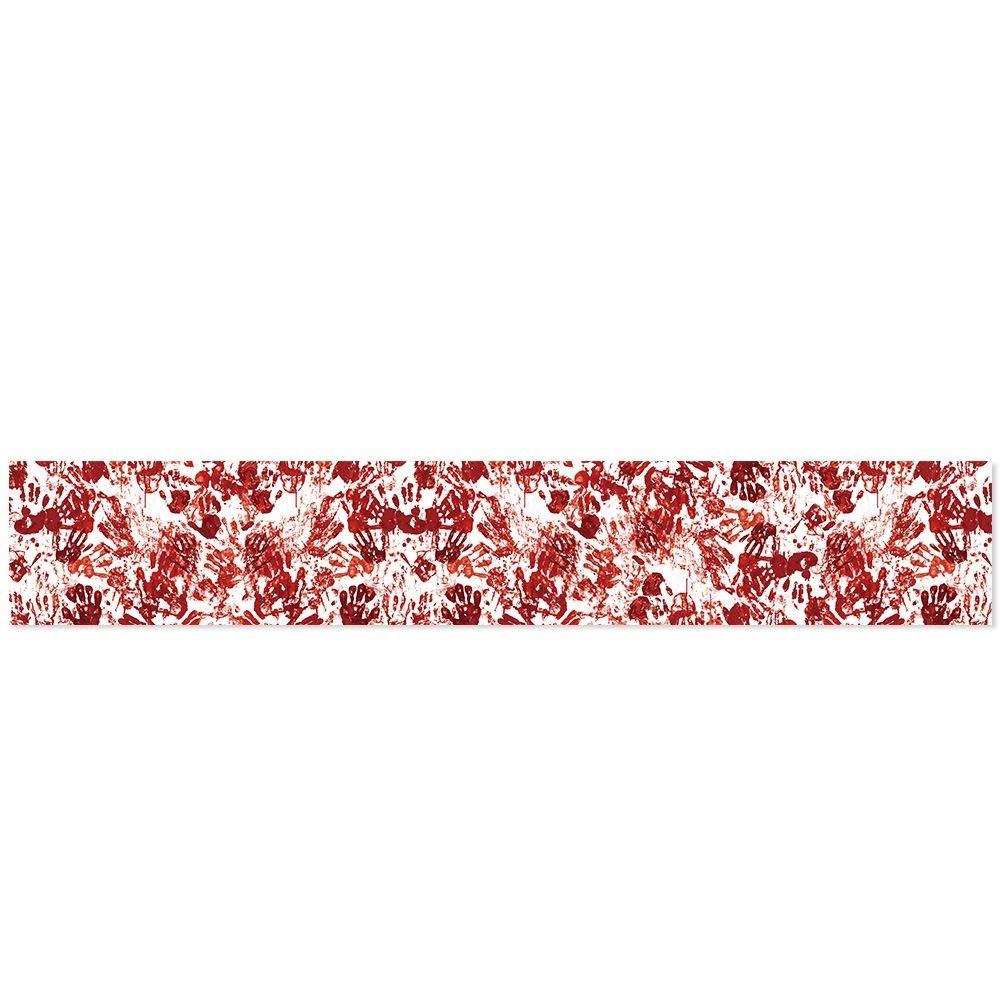 Bloody Halloween Decorative Tablecloth Handprint Table Cover Scary Placemat Halloween Party