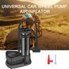 Mini Cykel Golvpump Bärbar 160PSI Aluminium Universal Mini Cykel Bil Fot Däck Pump Fordon Tillbehör