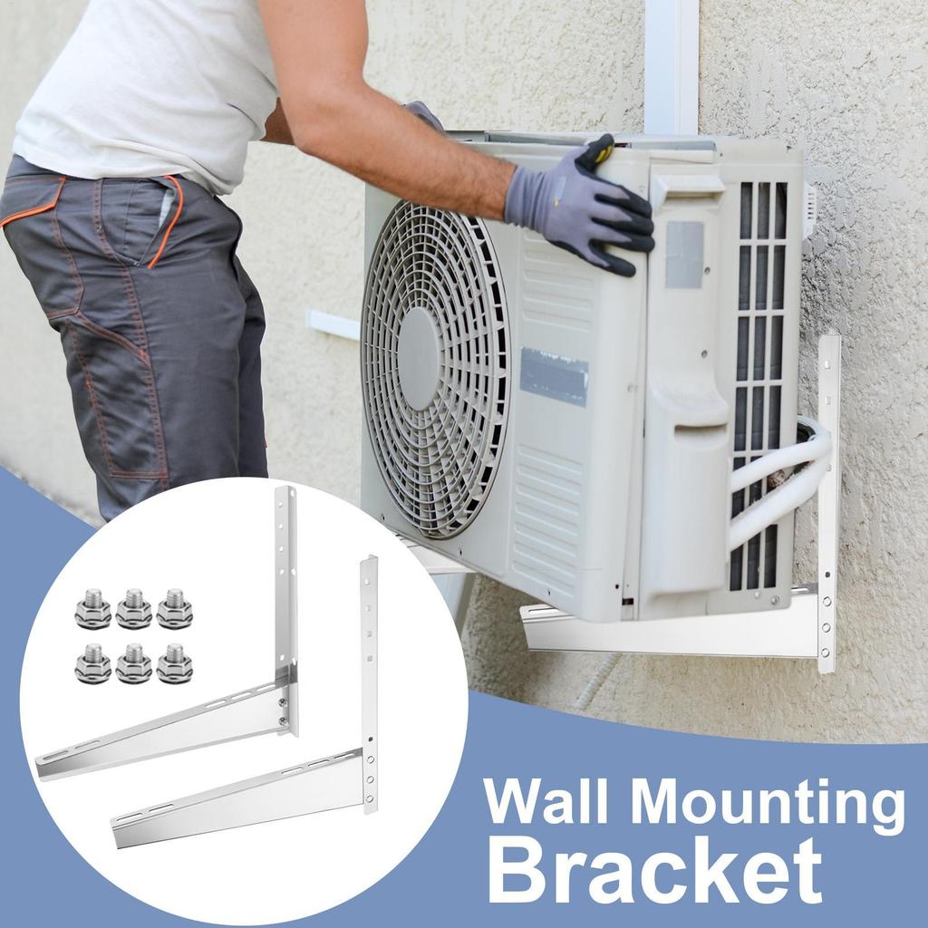 Air Conditioner Bracket Window AC Support Bracket Heavy-Duty Stainless Steel Adjustable Mount Load-Bearing Installation For