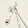 Fashion Versatile Punk Metal Pants Chain Hip Hop Spider Web Pendant Jeans Chain Multilayer Pants Decoration Waist Chains Gifts