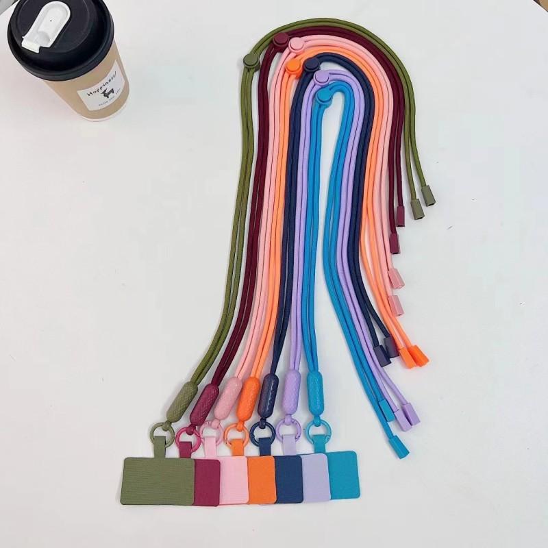 Nový multifunkční lanyard pro mobilní telefon Crossbody otočný o 360° univerzální náplast na lanyard pro mobilní telefon
