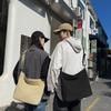 Women'S Spring New Commuting Canvas Bag Large Capacity Versatile College Student Shoulder Tote Bag